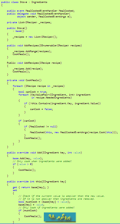 دانلود سورس کد پروژه ساخت collection های سفارشی از IEnumerable و IDictionary و ... در سی شارپ #C