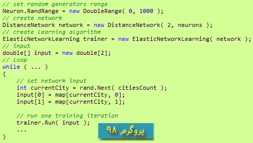 سورس کد پروژه ی محاسبات شبکه های عصبی (Neural Networks) در سی شارپ #C