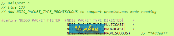 سورس کد ارسال Raw Ethernet Packet با NDIS Protocol Driver در c#.net