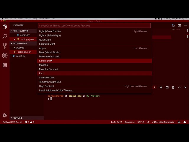 فیلم آموزشی: کد ویژوال استودیو (Mac) - راه اندازی یک محیط توسعه پایتون و نمای کلی کامل با زیرنویس فارسی