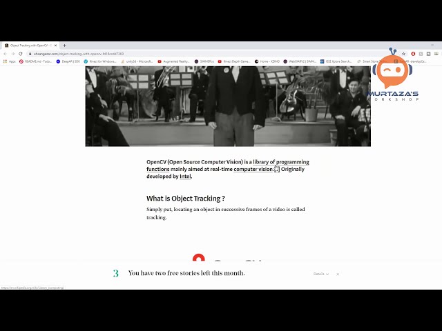 فیلم آموزشی: ردیابی اشیاء | آموزش OpenCV پایتون برای مبتدیان 2020 با زیرنویس فارسی