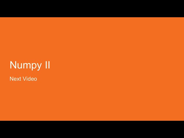 فیلم آموزشی: مقدمه ای بر NumPy و آرایه های NumPy برای مبتدیان، قسمت اول آموزش پایتون