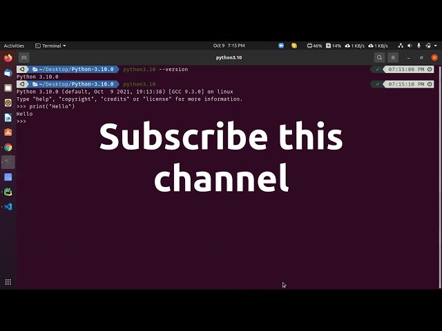 فیلم آموزشی: Python 3.10 را در Ubuntu 20.04 LTS / Linux نصب کنید