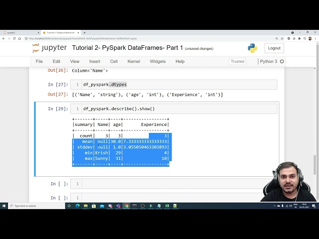 فیلم آموزشی: آموزش 2-Pyspark با Python-Pyspark DataFrames- قسمت 1
