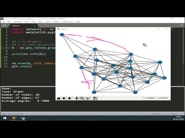 فیلم آموزشی: نحوه ایجاد نمودارهای شبکه پایتون || نمای کلی NetworkX || رسم نمودار || Matplotlib || پیشرفته با زیرنویس فارسی
