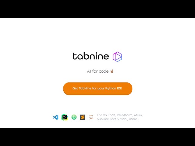 فیلم آموزشی: Tabnine برای Python: تکمیل خودکار مبتنی بر هوش مصنوعی در IDE شما