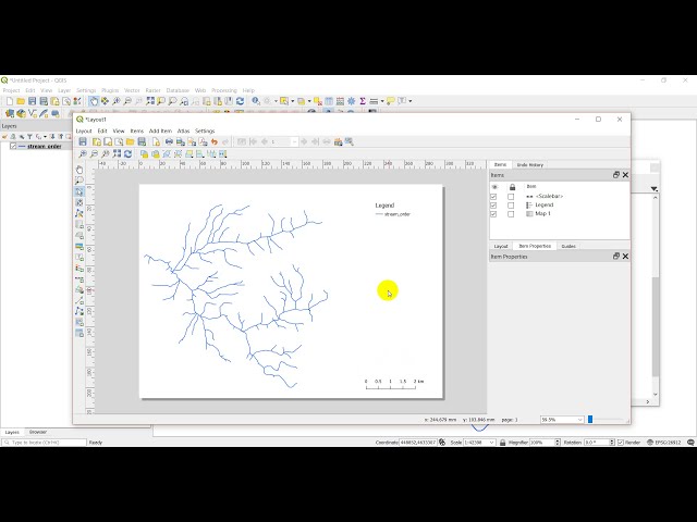 فیلم آموزشی: QGIS Python (PyQGIS) - افسانه و نوار مقیاس را به طرح بندی نقشه اضافه کنید با زیرنویس فارسی