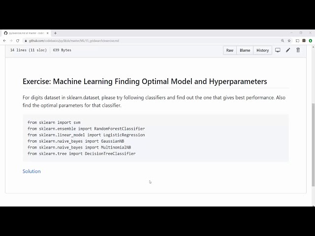فیلم آموزشی: آموزش یادگیری ماشین Python - 16: Hyper Parameter Tuning (GridSearchCV) با زیرنویس فارسی