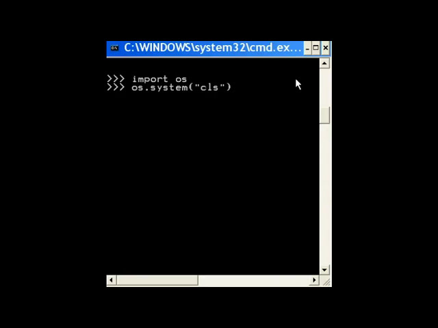 فیلم آموزشی: تابع Python cls( ) برای idle، shell با زیرنویس فارسی