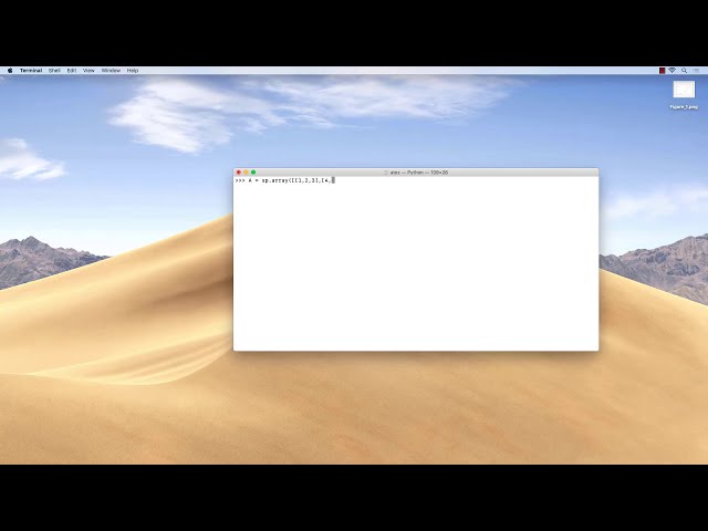 فیلم آموزشی: پایتون را با NumPy SciPy Matplotlib در macOS Mojave نصب کنید
