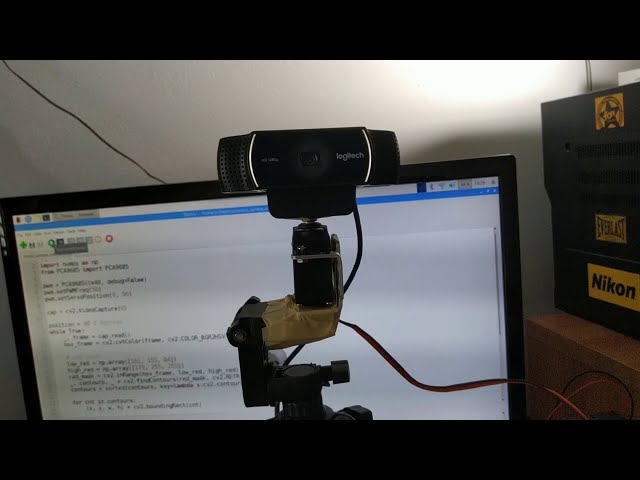 فیلم آموزشی: کنترل وب کم با موتور سروو و Raspberry pi - آموزش Opencv با پایتون با زیرنویس فارسی