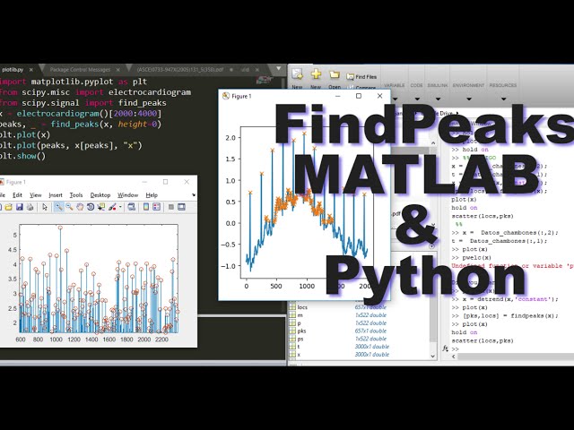 فیلم آموزشی: Peaks Python & Matlab را پیدا کنید، حداکثر محلی سیگنال را محاسبه کنید با زیرنویس فارسی