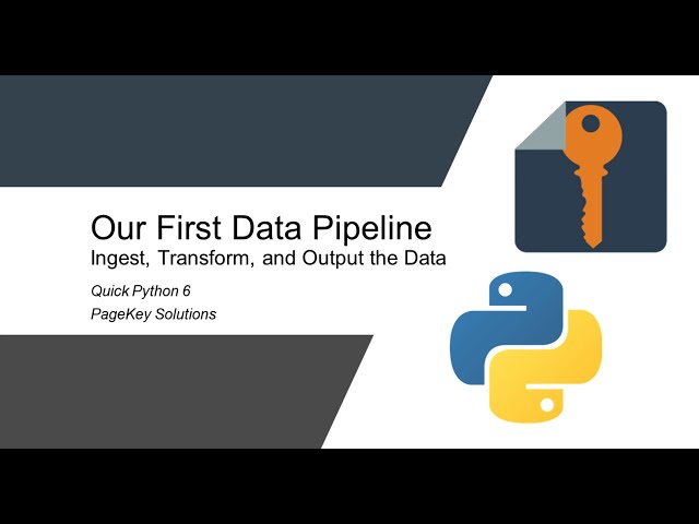 فیلم آموزشی: Quick Python 6: First Data Pipeline ما با زیرنویس فارسی