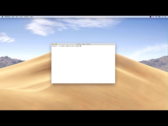 فیلم آموزشی: پایتون را با PyGame و PyGame Zero در macOS Mojave نصب کنید با زیرنویس فارسی
