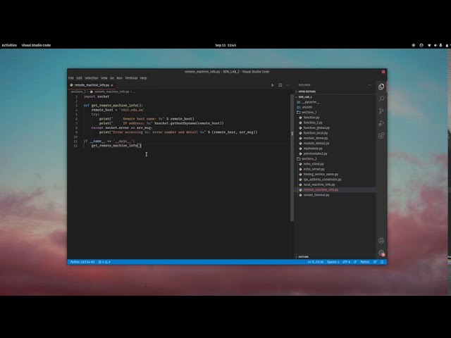 فیلم آموزشی: نحوه نصب کد پایتون و ویژوال استودیو در لینوکس فدورا با زیرنویس فارسی