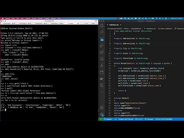 فیلم آموزشی: Python جاسازی شده برای توسعه دهندگان ObjectScript: کار با Python و ObjectScript در کنار یکدیگر با زیرنویس فارسی