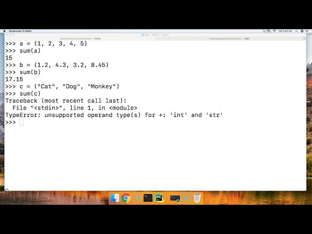 فیلم آموزشی: Python 3.7: نحوه استفاده از تابع Sum() داخلی در Tuples با زیرنویس فارسی