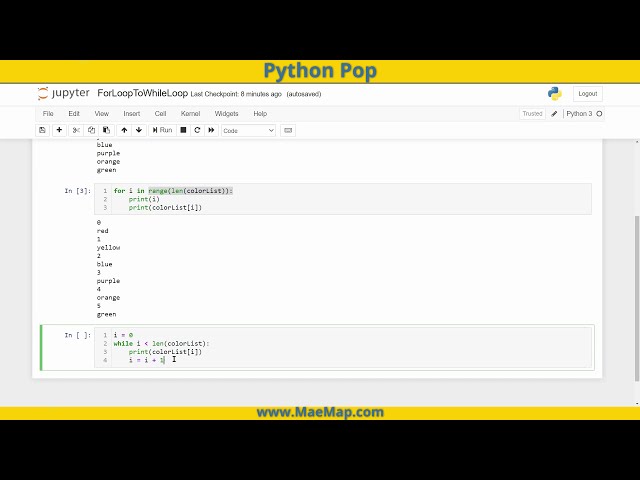 فیلم آموزشی: Python Pop: For Loop To while Loop با زیرنویس فارسی