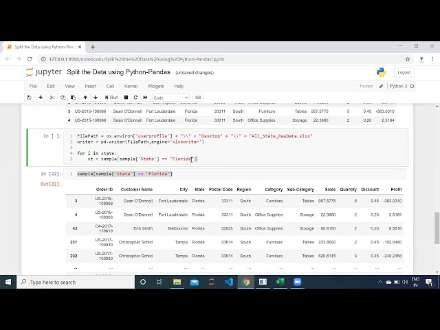 فیلم آموزشی: Python Excel Automation | داده های اکسل را با استفاده از پاندای پایتون تقسیم کنید با زیرنویس فارسی