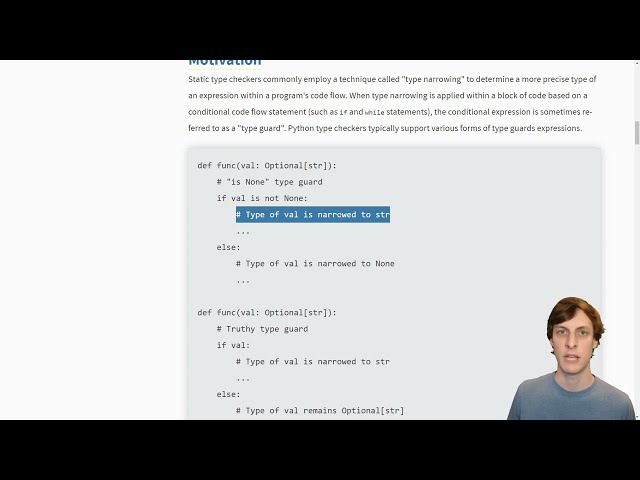 فیلم آموزشی: ویژگی های اشاره نوع جدید Python 3.10 با زیرنویس فارسی