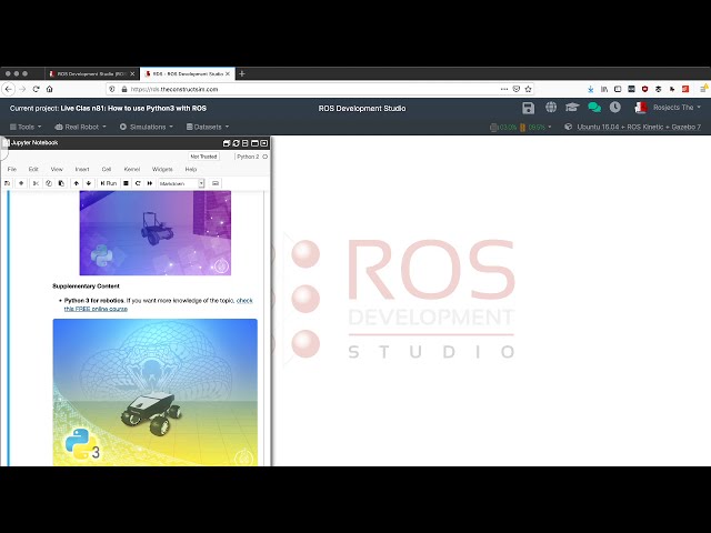 فیلم آموزشی: ROS Developers LIVE Class #81: نحوه استفاده از ROS با Python3 با زیرنویس فارسی