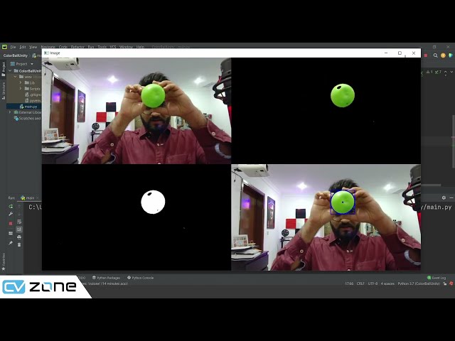 فیلم آموزشی: ردیابی توپ سه بعدی در محیط مجازی | OpenCV Python با زیرنویس فارسی
